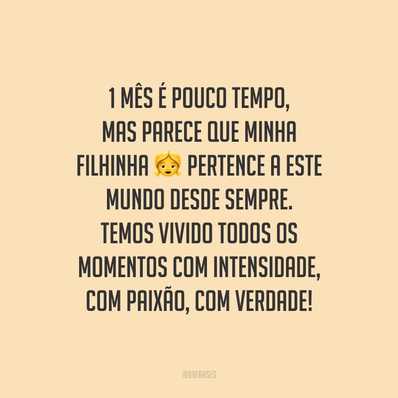 30 frases de 1 mês de nascimento para dar boas vindas ao seu pequeno