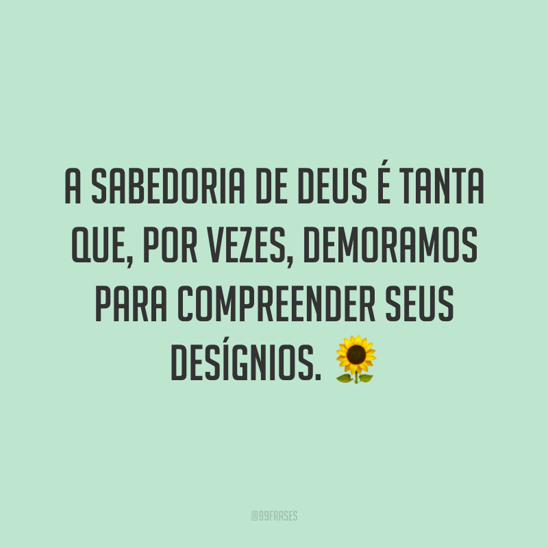 Frases De Sabedoria De Deus Para Renovar A F Em Seus Ensinamentos